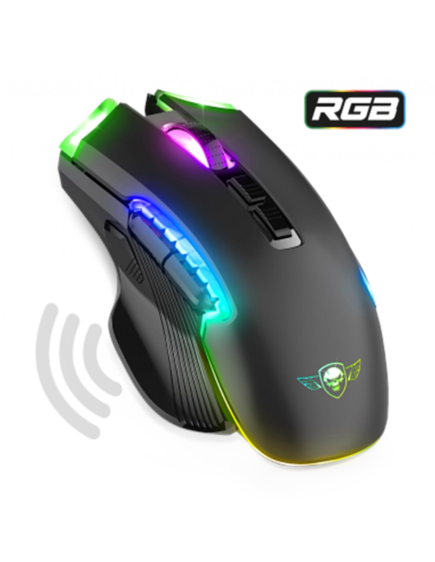 Raton Gaming Spirit Of Gamer Elite M70 Rgb Inalambrico 4800dpi Programable